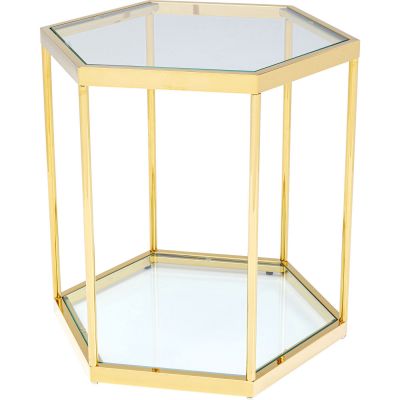 Приставний столик Comb Gold 55см 85029 у Києві купити kare-design меблі світло декор