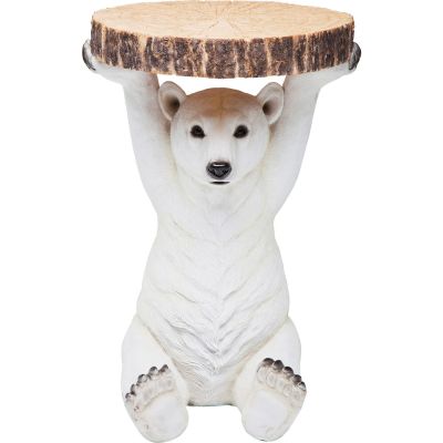Приставной столик Animal Polar Bear Ø37cm 78943 в Киеве купить kare-design мебель свет декор