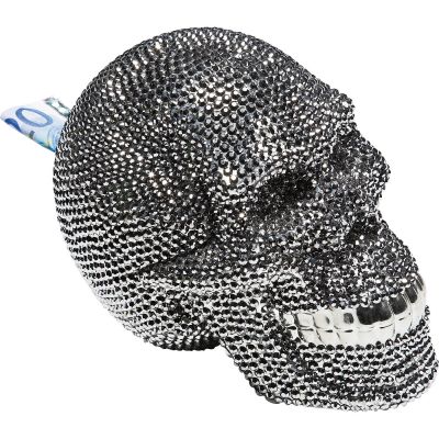 Копилка Skull Crystal Silver 20cm. 32021 в Киеве купить kare-design мебель свет декор