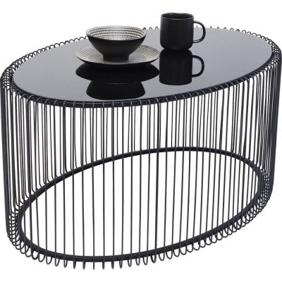 Столик кофейный Wire Uno Black 60x90cm 84517 в Киеве купить kare-design мебель свет декор