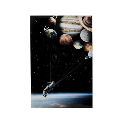 Картина на склі Flying Astronaut 100x150cm 53809 у Києві купити kare-design меблі світло декор