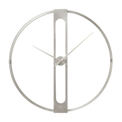 Часы настенные Clip Silver D60cm 61479 в Киеве купить kare-design мебель свет декор