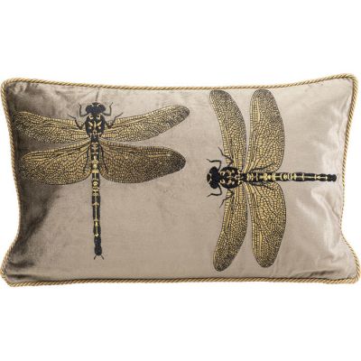 Подушка KARE DESIGN Glitter Dragonfly Brown, 50х30 см, (коричневий) 55240 в Киеве купить kare-design мебель свет декор