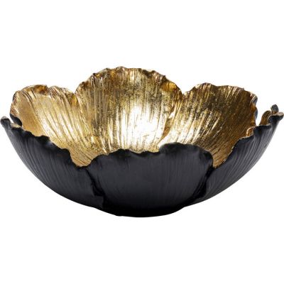 Чаша декоративна KARE DESIGN Flower Bloom Black Gold, d:25, (чорно-золотий) 52833 у Києві купити kare-design меблі світло декор