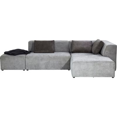 Угловой диван Infinity Ottomane Grey Right 81323 в Киеве купить kare-design мебель свет декор