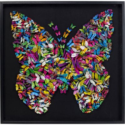 Настінна прикраса панно Butterfly 120х120 см. 51628 у Києві купити kare-design меблі світло декор