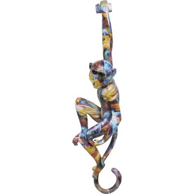 Настінна прикраса KARE DESIGN Hanging Ape Colorful, 17х67 см, (різнокольоровий) 53007 в Киеве купить kare-design мебель свет декор