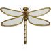 Дзеркальна настінна прикраса Dragonfly Mirror Big 47 см.