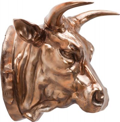Настінна фігура бика Kopf Buffalo Copper 64х51 см. 36159 у Києві купити kare-design меблі світло декор