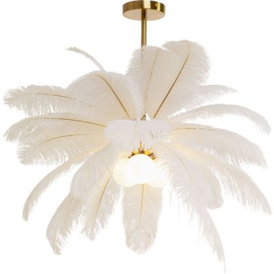 Світильник підвісний  KARE DESIGN Feather Palm White,d:87, Ø87 см, (білий) 57180 в Киеве купить kare-design мебель свет декор