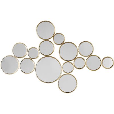 Дзеркало настінне фігурне KARE DESIGN Bubbles Brass, 138х93 см, (латунь) 84132 в Киеве купить kare-design мебель свет декор