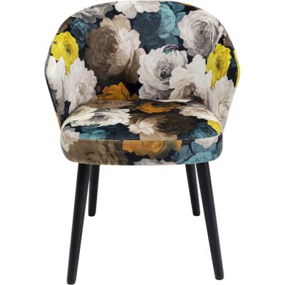 Стілець з підлокотниками KARE DESIGN Peony Flower Yellow, (різнокольоровий) 84684 в Киеве купить kare-design мебель свет декор