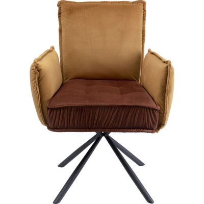 Стілець з підлокотниками KARE DESIGN Chelsea Brown, (коричневий) 85770 в Киеве купить kare-design мебель свет декор