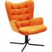 Вращающееся кресло Oscar Velvet Orange