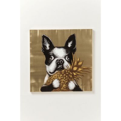 Картина Dog with Pineapple 80x80cm 60442 в Киеве купить kare-design мебель свет декор