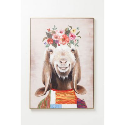 Картина Flowers Goat 102 х 72 см. 82326 в Киеве купить kare-design мебель свет декор