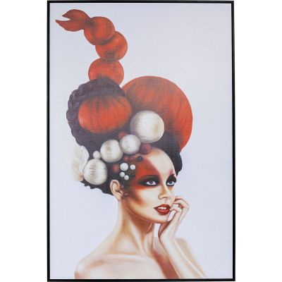 Картина Art Lady In Red 120х80см 51667 у Києві купити kare-design меблі світло декор