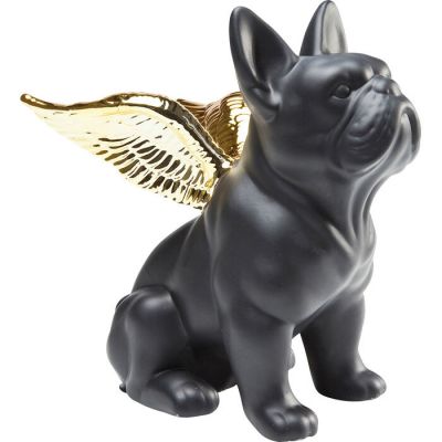 Статуетка KARE DESIGN Sitting Angel Dog Gold-Black, 22 см, (чорно-золотий) 38719 в Киеве купить kare-design мебель свет декор