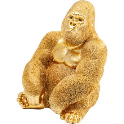 Статуетка KARE DESIGN Monkey Gorilla Side Medium Gold, 39 см, (золотий) 61446 в Киеве купить kare-design мебель свет декор