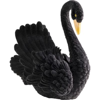 Декоративная фигура Black Swan 28cm 54851 в Киеве купить kare-design мебель свет декор