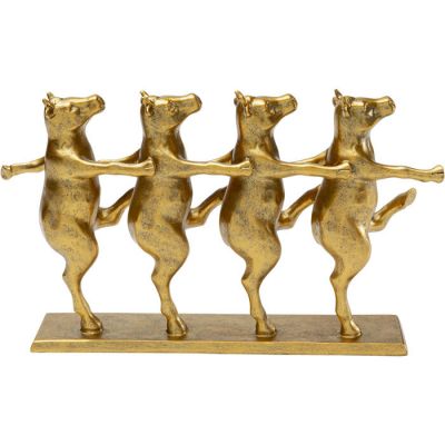 Декоративна фігура Dancing Cows 40cm, (золотий) 56295 в Киеве купить kare-design мебель свет декор