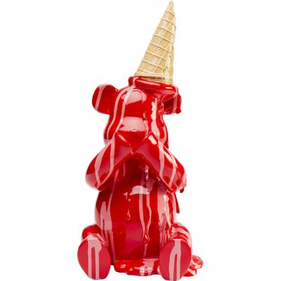 Декоративна фігура Sitting Gelato Bear Red 37cм, (червоний) 58003 у Києві купити kare-design меблі світло декор