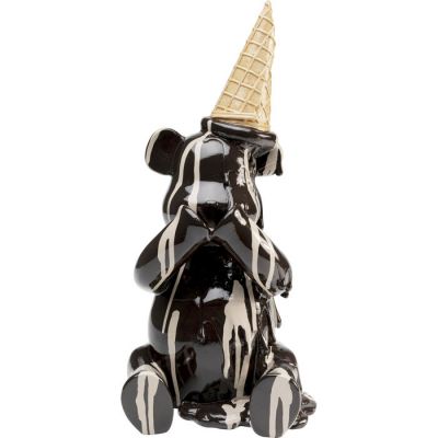 Декоратина фігура Sitting Gelato Bear Black 37cм, (чорний) 58004 у Києві купити kare-design меблі світло декор