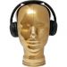 Статуэтка Headphone Mount Gold Metallic 29 см.