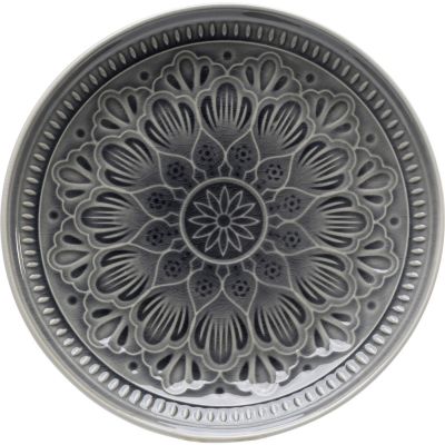Тарелка Sicilia Mandala Grey Ø21cm 53190 в Киеве купить kare-design мебель свет декор