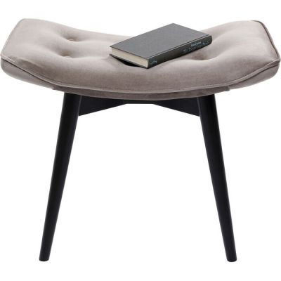 Табурет KARE DESIGN Black Vicky Velvet Grey, (сірий) 83420 в Киеве купить kare-design мебель свет декор