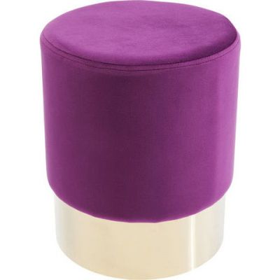 Пуф Cherry Purple Brass d:35cm 83196 в Киеве купить kare-design мебель свет декор