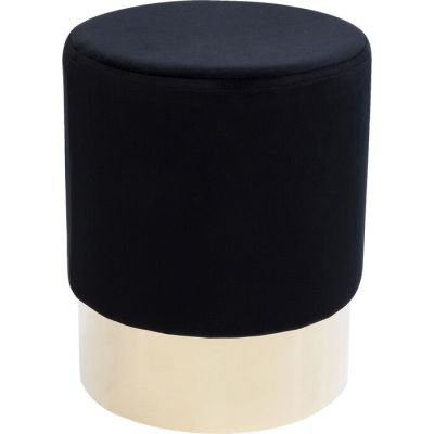 Пуф круглий KARE DESIGN Cherry Black Brass, d:35, (чорний) 83142 в Киеве купить kare-design мебель свет декор