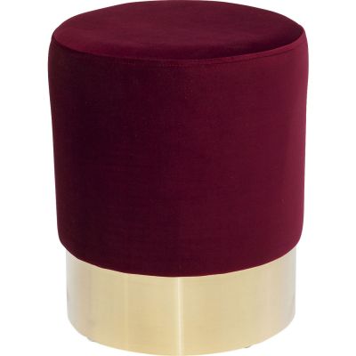 Пуф Cherry Bordeaux Brass  d:35cm 84112 в Киеве купить kare-design мебель свет декор
