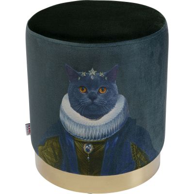 Пуф Cherry Mr. Cat Brass d:32cm 86353 у Києві купити kare-design меблі світло декор