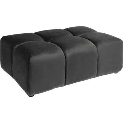 Пуф прямокутний KARE DESIGN Belami Velvet Grey, (сірий) 86524 в Киеве купить kare-design мебель свет декор