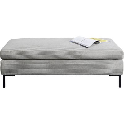 Пуф прямокутний KARE DESIGN Gianni Cord Grey, (сірий) 86898 в Киеве купить kare-design мебель свет декор