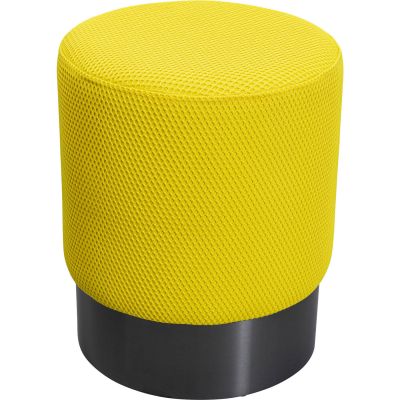 Пуф Jody Yellow Mesh Black Ø35cm 87159 у Києві купити kare-design меблі світло декор