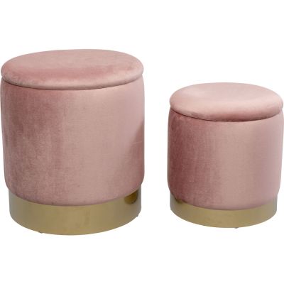 Пуф Cherry Storage Rose Brass (2/Set) 87226 в Киеве купить kare-design мебель свет декор