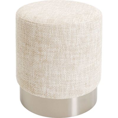 Пуф KARE DESIGN Berry High Silver Beige, d:39, (бежевий) 70538 в Киеве купить kare-design мебель свет декор