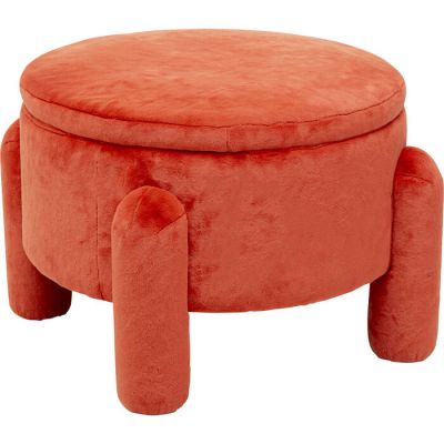 Табурет скриня KARE DESIGN Storage Orange, d:54, (помаранчевий) 71558 в Киеве купить kare-design мебель свет декор