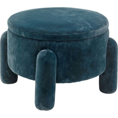 Табурет скриня KARE DESIGN Storage Blue, d:54, (синій) 71560 в Киеве купить kare-design мебель свет декор