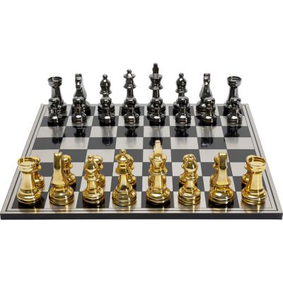 Шахи KARE DESIGN Chess, 60х60 см, (чорно-золотий) 51529 в Киеве купить kare-design мебель свет декор