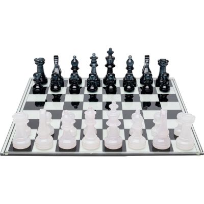 Декоративний набір - гра шахи Chess Transparent 60x60cm 54820 у Києві купити kare-design меблі світло декор