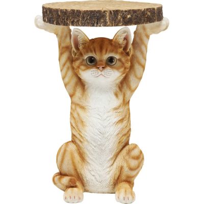Столик приставний фігурний KARE DESIGN Animal Ms Cat, d:33, (коричневий) 81957 в Киеве купить kare-design мебель свет декор
