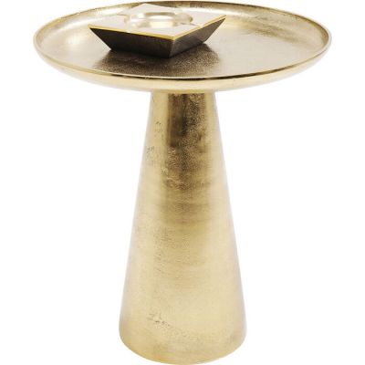 Столик приставний круглий KARE DESIGN Plateau Uno Brass, d:45, (латунь) 83466 в Киеве купить kare-design мебель свет декор