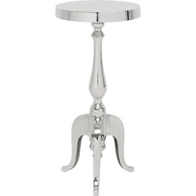 Столик приставний круглий KARE DESIGN Barocco Alu, d:27, (хром) 75596 в Киеве купить kare-design мебель свет декор