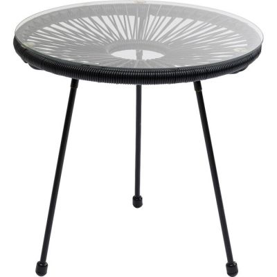 Столик для вулиці круглий KARE DESIGN Acapulco Black, d:50, (чорний) 84924 в Киеве купить kare-design мебель свет декор