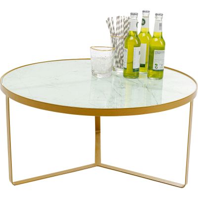 Приставний столик Marble Gold  d: 55см. 84730 у Києві купити kare-design меблі світло декор
