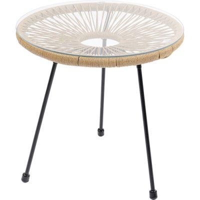 Столик для вулиці круглий KARE DESIGN Acapulco Nature, d:50, (коричневий) 84968 в Киеве купить kare-design мебель свет декор