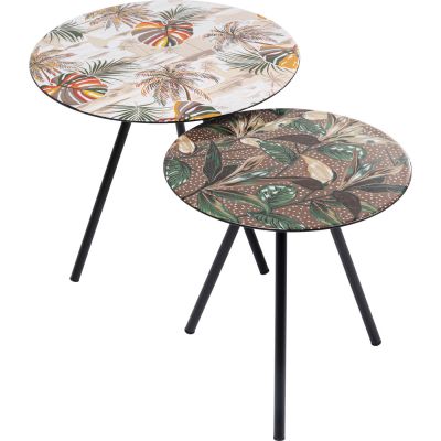 Столик приставной Blooming Leaves (2/Set) 85843 в Киеве купить kare-design мебель свет декор